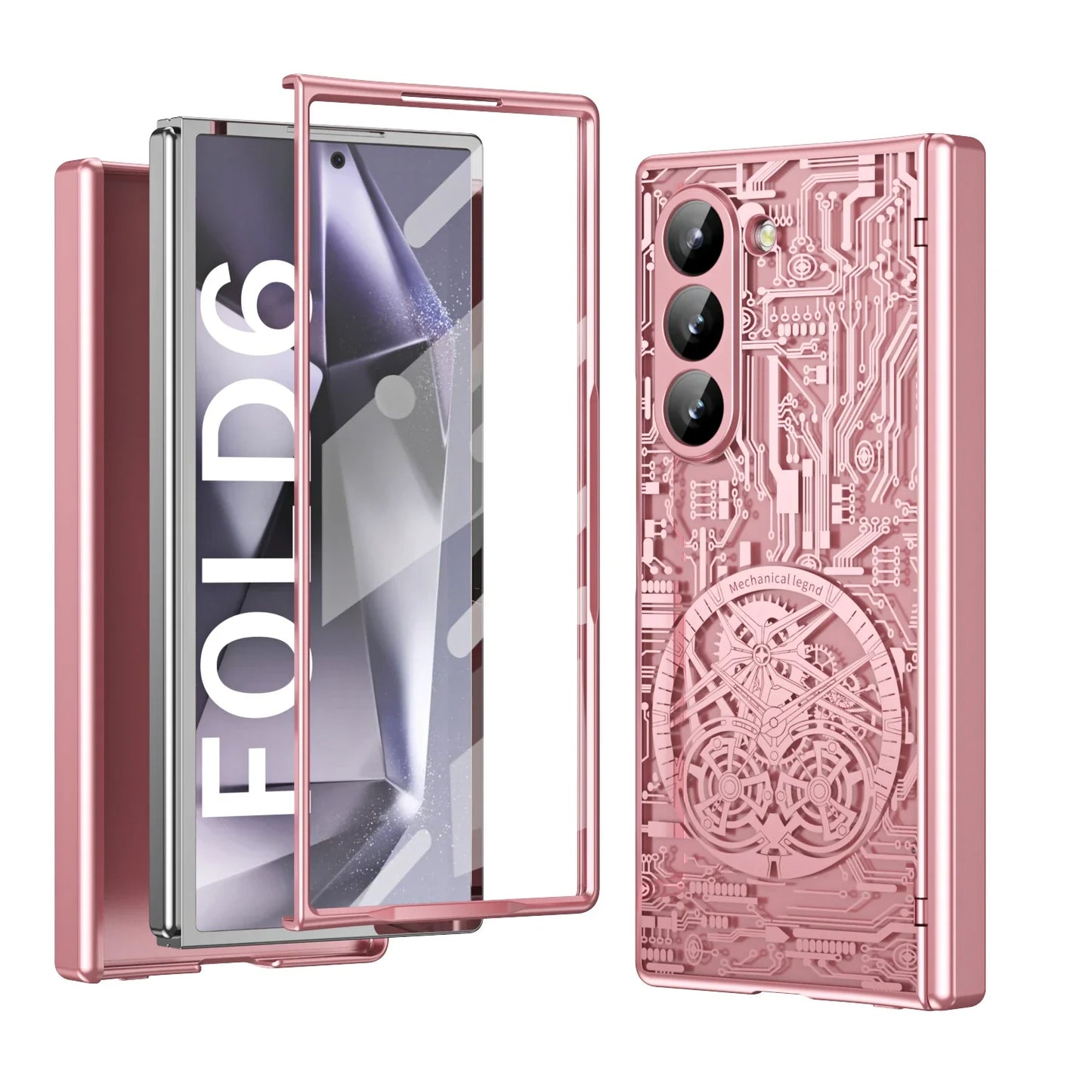 Transparent Shockproof Case For Samsung Galaxy Z Fold 6