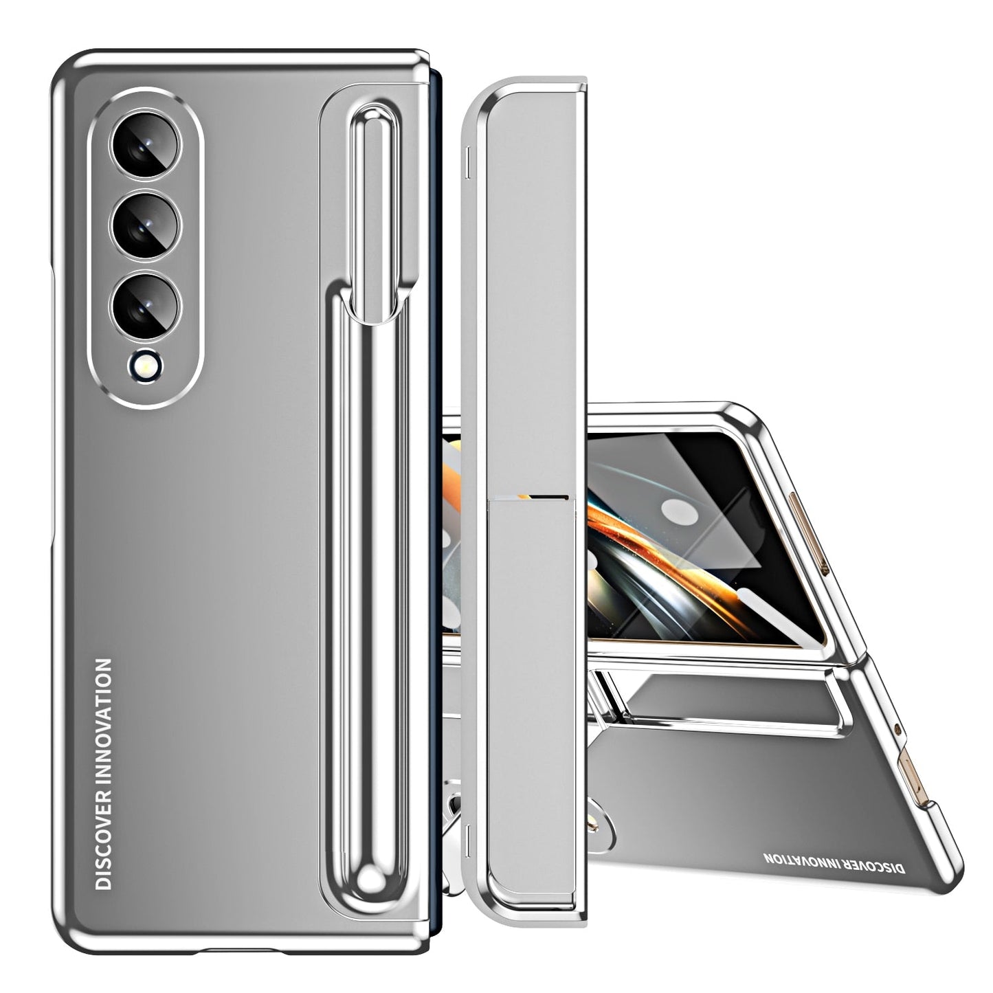 Slim Shockproof Case with bracket pen slot For Samsung Galaxy Z Fold 4