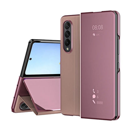 Smart View Flip Mirror Case For Samsung Galaxy Z Fold 4