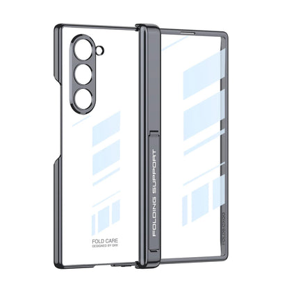 Transparent Magnetic Case with Hinge Protection for Samsung Galaxy Z Fold 6