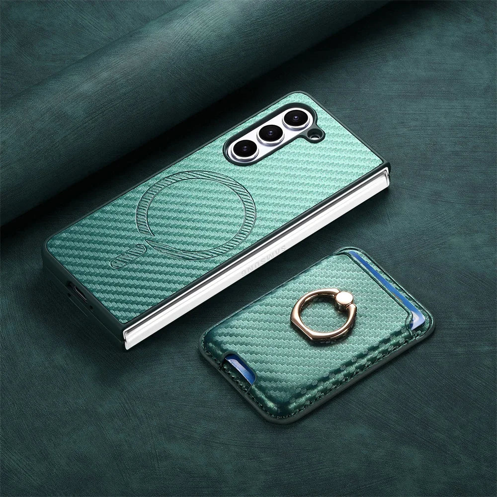 Full Protection Case with Detachable Card Wallet For Samsung Galaxy Z Fold Series