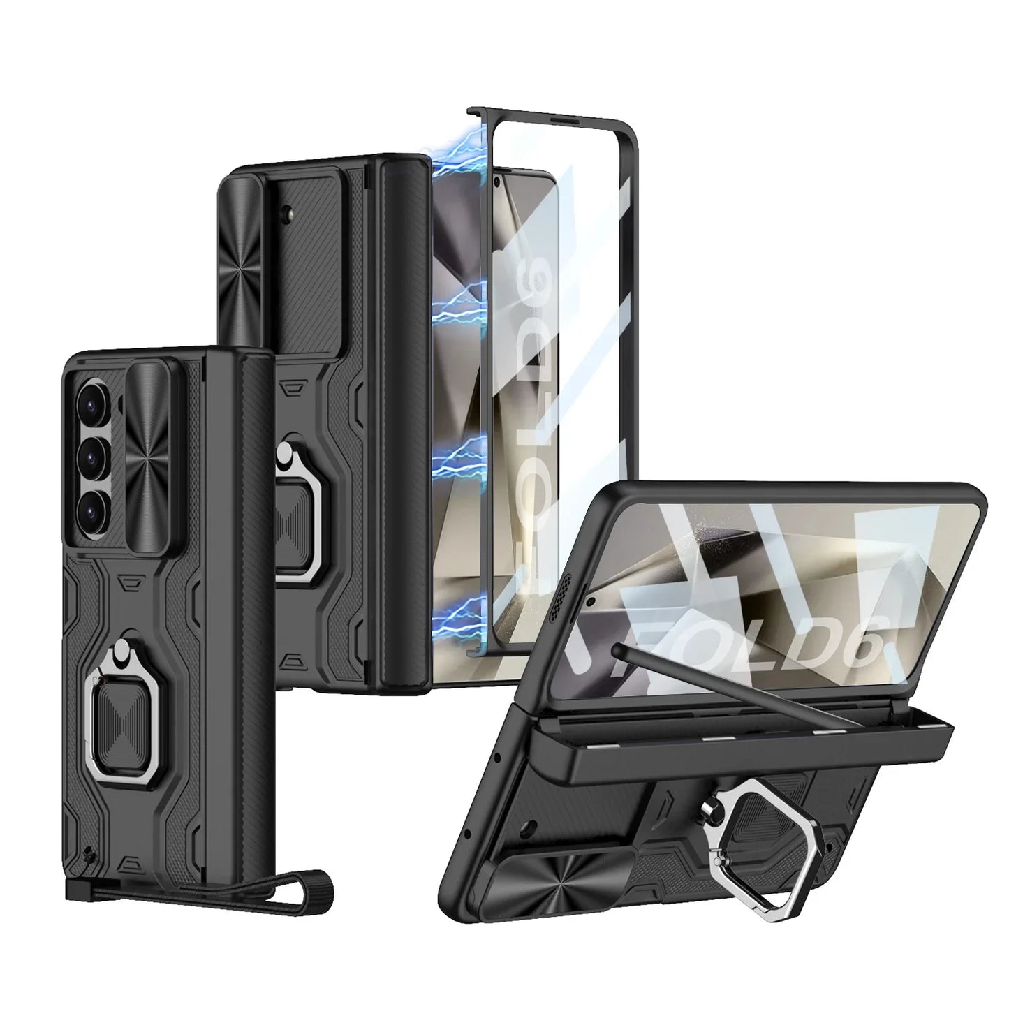 Shockproof Case with Pen Holder For Samsung Galaxy Z Fold 6