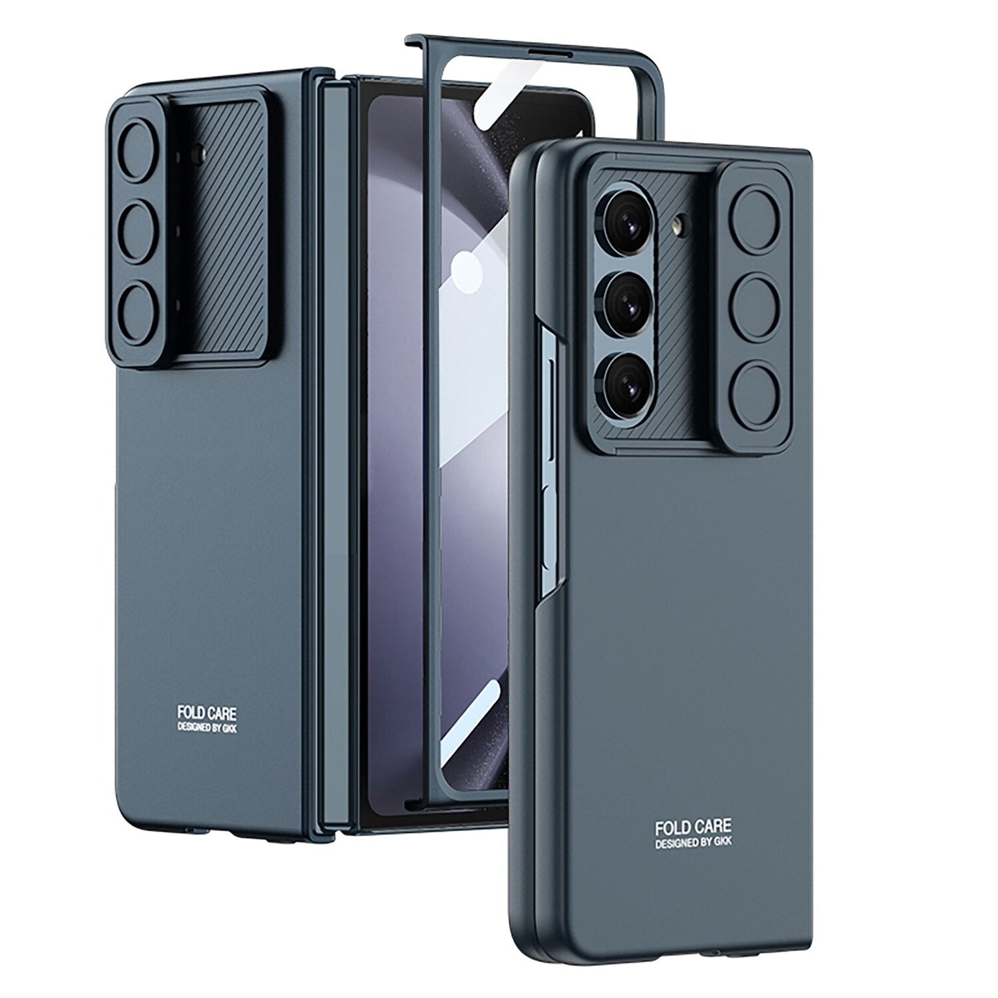 Slim Shockproof Case with Slide Camera Protector for Samsung Galaxy Z Fold 5