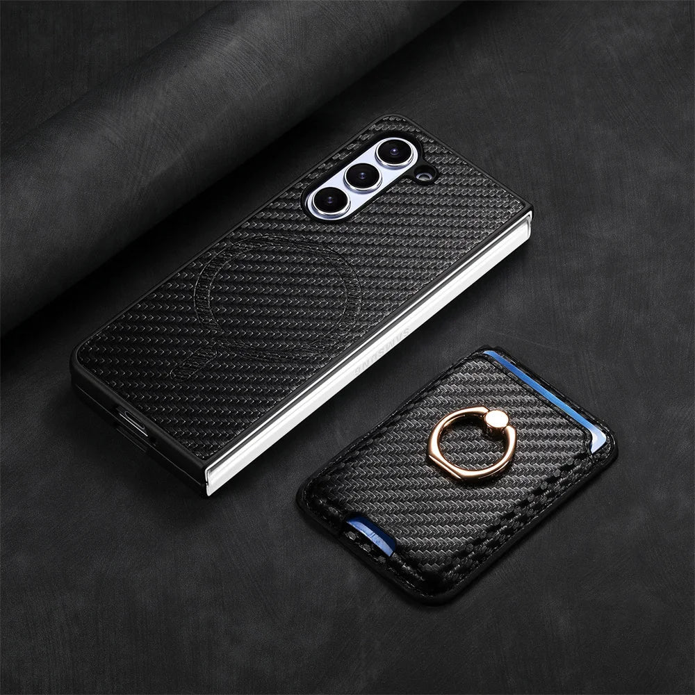 Full Protection Case with Detachable Card Wallet For Samsung Galaxy Z Fold Series