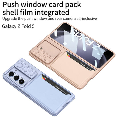 Ultrathin Matte Case with Card Holder For Samsung Galaxy Z Fold 5