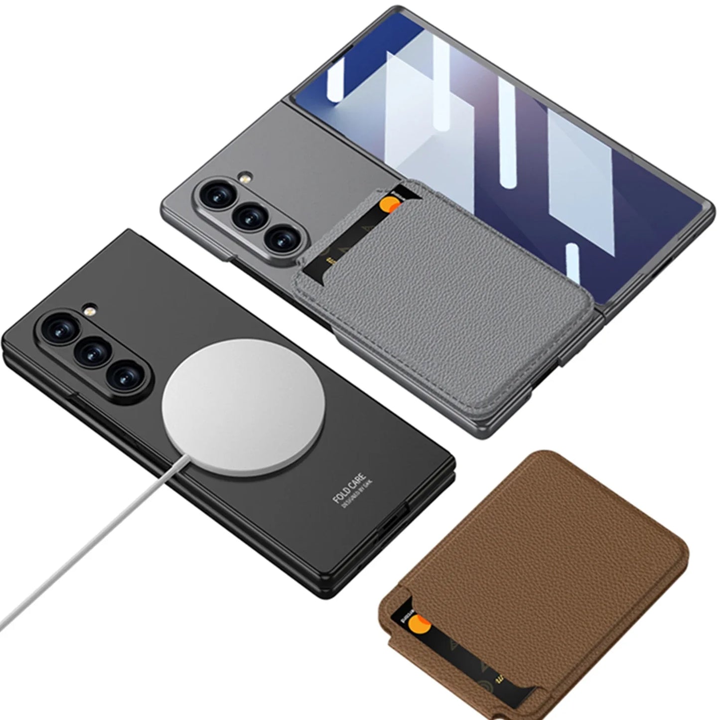 Magnetic Wallet Stand Case