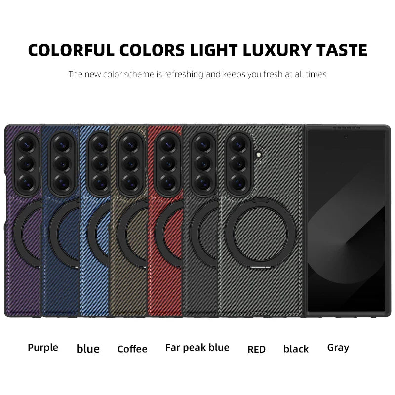 Carbon Fiber Magnetic Ring Case