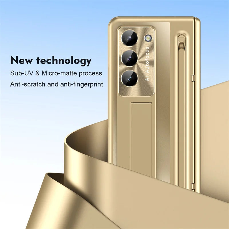 Luxury Matte Hard Case with S Pen Holder