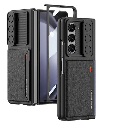 Ultrathin Matte Case with Card Holder For Samsung Galaxy Z Fold 5
