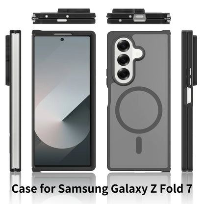 Frosted Magnetic Shield Case with Soft Frame